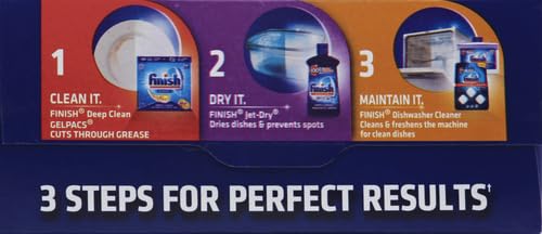 Finish Gelpacs Dishwasher Detergent, Orange Scent, 32 Count