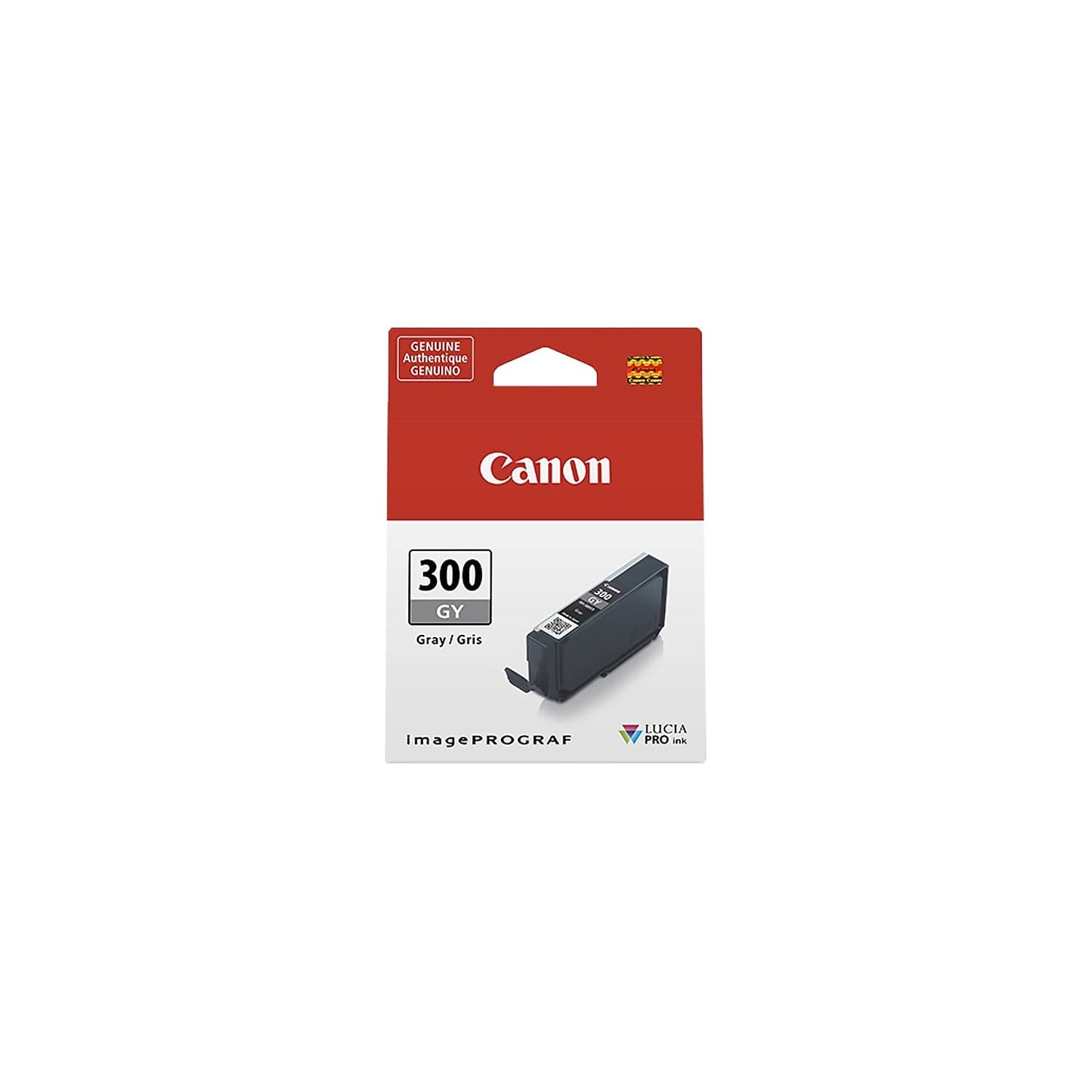Canon PFI-300 Lucia PRO Ink, Gray, Compatible to imagePROGRAF PRO-300 Printer, Standard (4200C002)