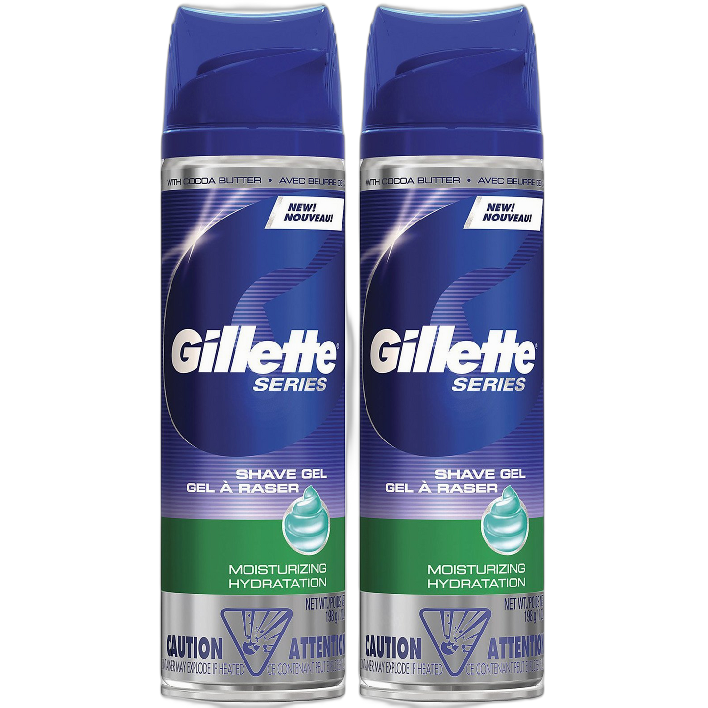 Gillette Series Ultra Moisturizing Shaving Gel - 7 oz - 2 pk