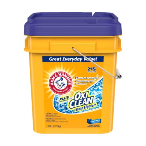 16.3 lb. Fresh Scent Laundry Detergent with OxiClean (210-Loads)