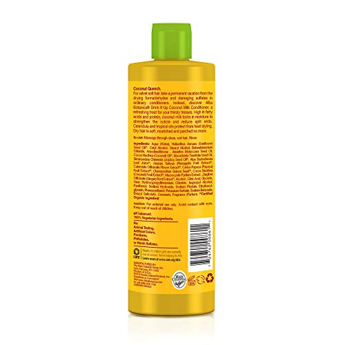 Alba Botanica Natural Hawaiian Conditioner Coconut Milk, 12 oz