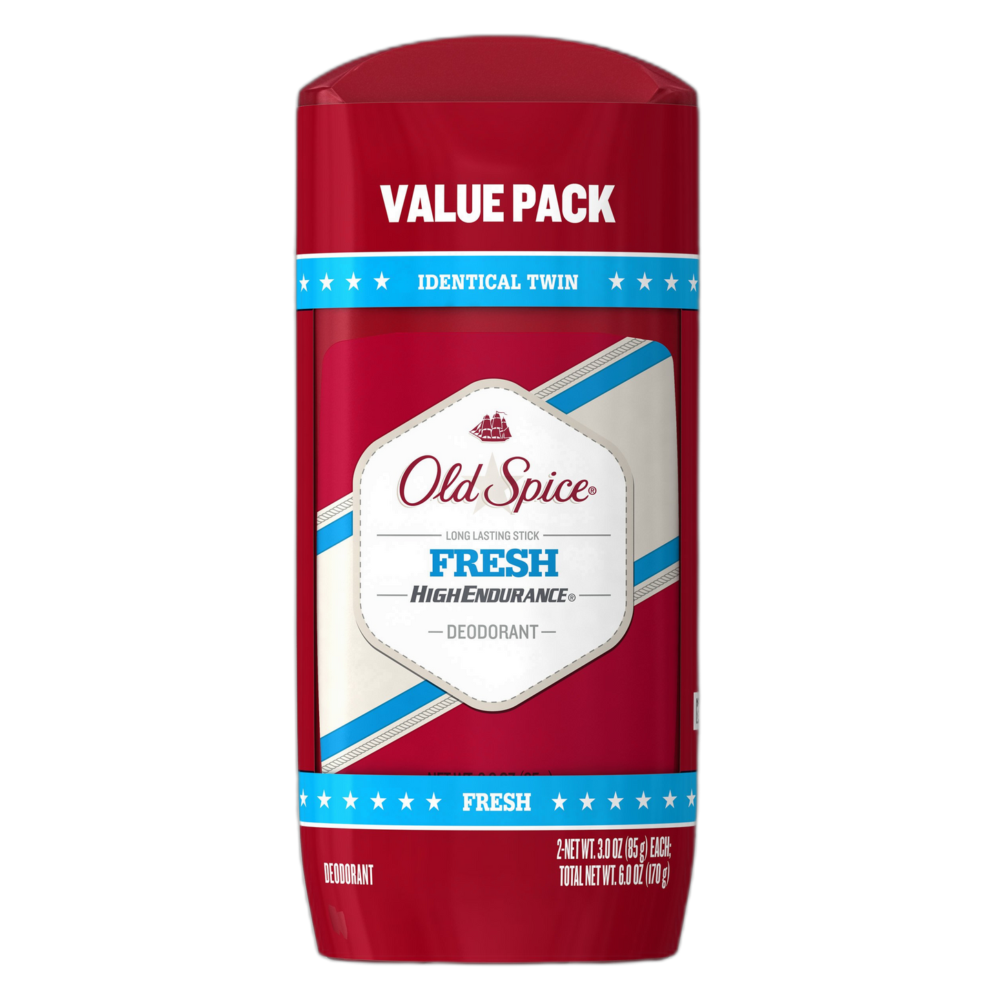 Old Spice High Endurance Long Lasting Stick Men's Deodorant, Fresh Scent - 3.0 Oz Ea