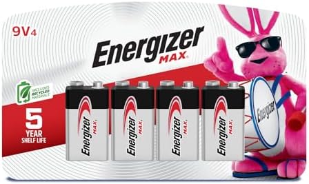 Energizer Max 9V Alkaline Batteries, 4 Pack product image 1