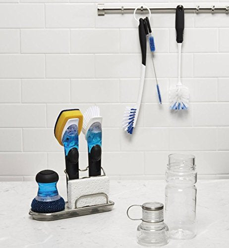 OXO Good Grips Soap Dispensing Durable Dish Scrub