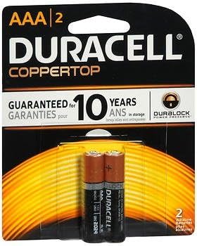 Duracell Alkaline Aaa 2 pk Mn2400b2z U.s. product image 1