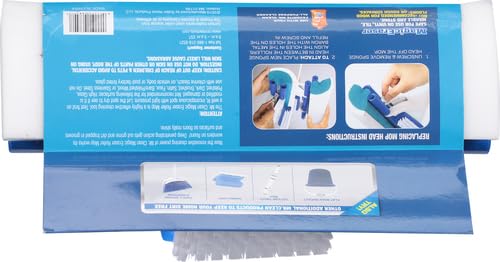 Mr. Clean Magic Eraser Roller Floor Mop, White/Blue