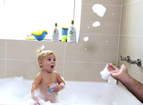 Babyganics Bubble Bath, Non-Allergenic, Gently Cleanses, Fragrance Free, 20 Fl Oz (Pack of 2), Packaging May Vary