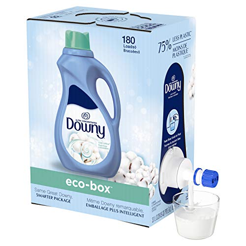Downy Eco-box Ultra Concentrated Liquid Fabric Conditioner (fabric Softener), Cool Cotton, 180 Loads, 105 Fl Oz