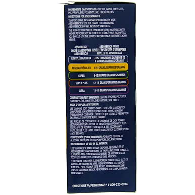 TAMPAX Pearls Plastic Regular 18CT (Pack of 8)