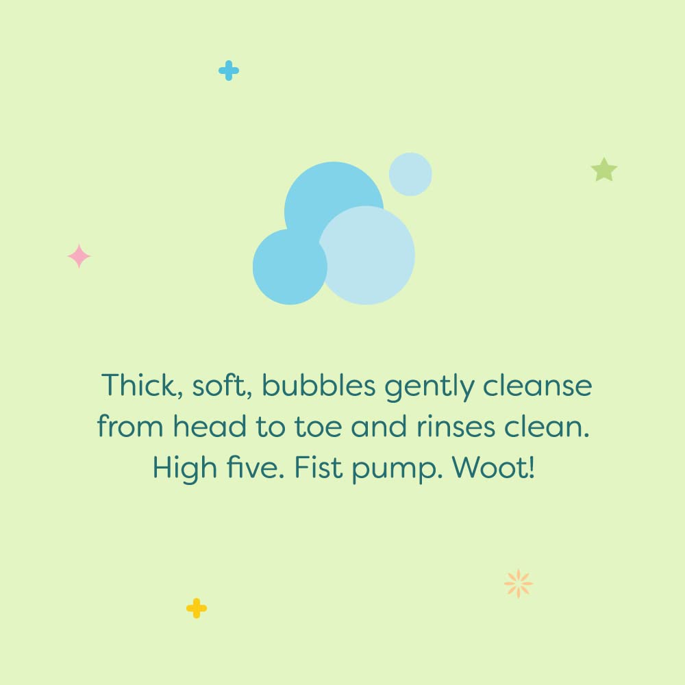 Babyganics Bubble Bath, Non-Allergenic, Gently Cleanses, Fragrance Free, 20 Fl Oz (Pack of 2), Packaging May Vary