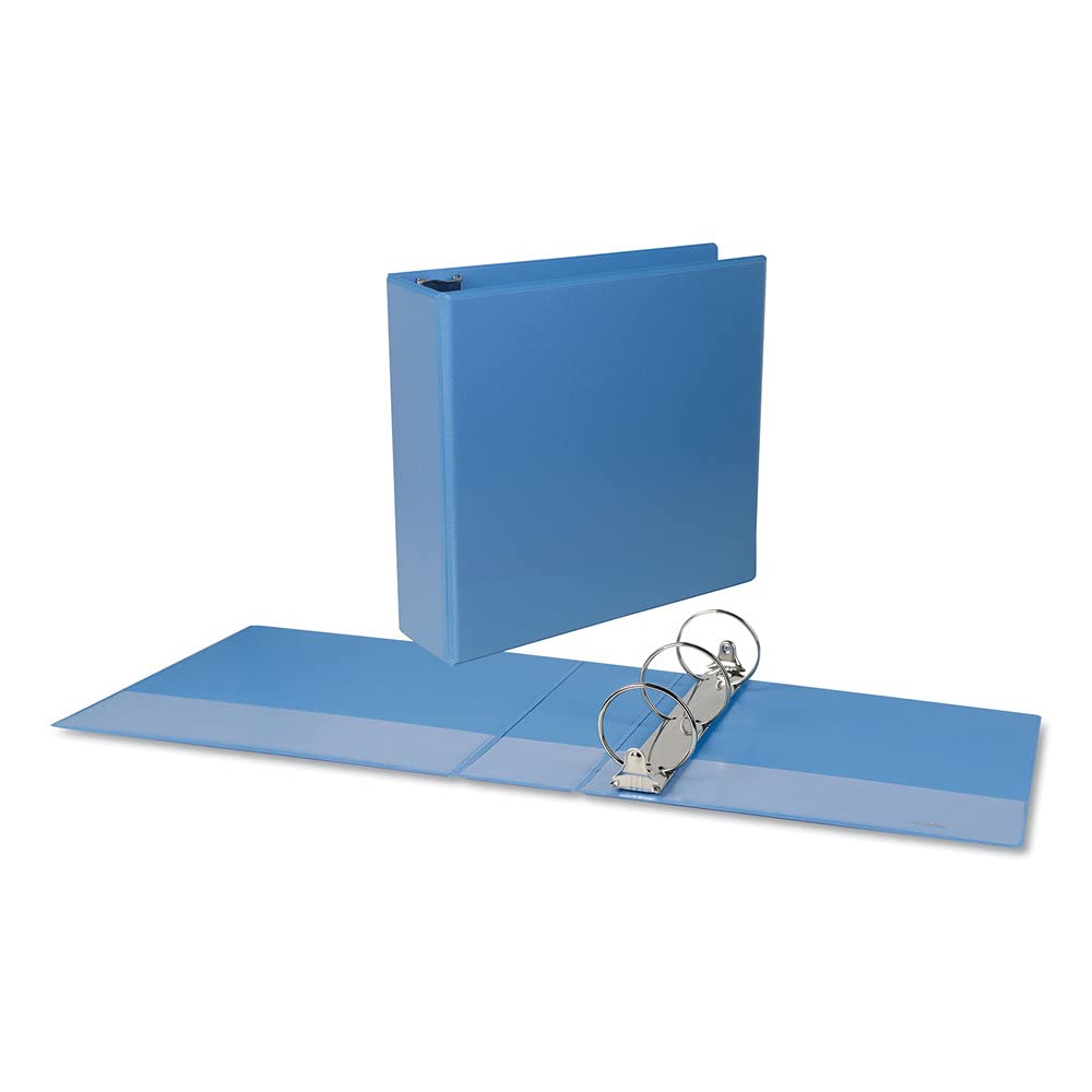 Universal UNV20753 - Deluxe Round Ring Vinyl View Binder