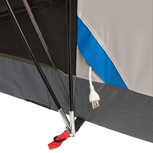 Coleman Cabin Camping Tent with Screened Porch 4/6 Person Weatherproof Tent with Enclosed Screened Porch Option Includes Rainfly Carry Bag Extra Storage and 10 Minute Setup