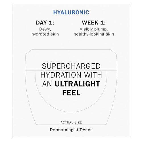 Olay Hyaluronic Acid Face Moisturizer, Instant Hydration for Women, Fragrance-Free - Dry Skin Solution, Glowing, Smoothing, Plumping, Renewing - Niacinamide, Amino Peptides 1.7 Oz