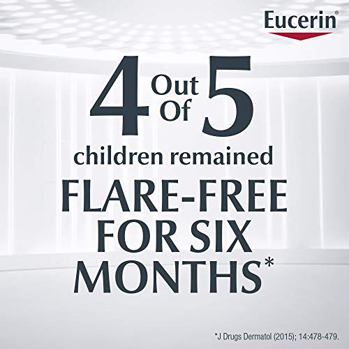 Eucerin Eczema Relief Cream, Full Body Lotion, Moisturizing Eczema Cream with Colloidal Oatmeal (Skin Protectant) and Ceramide 3, Multi-Pack, 8 Oz Tube, Pack of 3