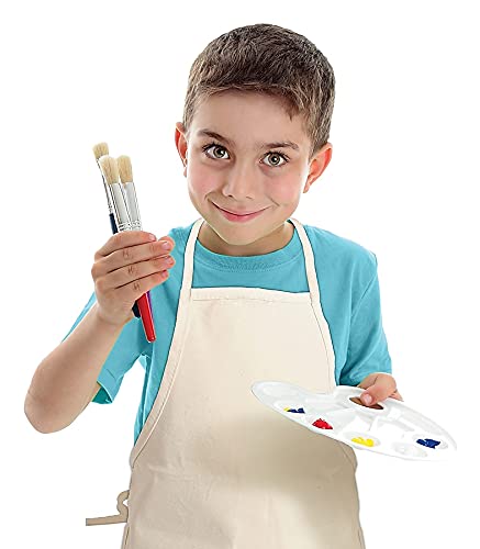 Creativity Street 5168 Colossal Brush, Natural Bristle, Round, 30/Set
