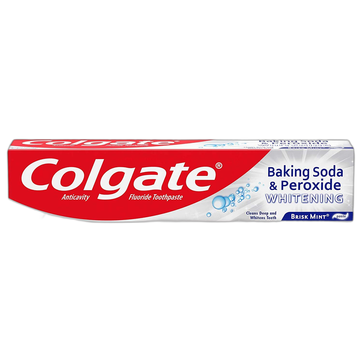 Colgate Baking Soda and Peroxide Whitening Bubbles Toothpaste, Brisk Mint, 8 Ounce