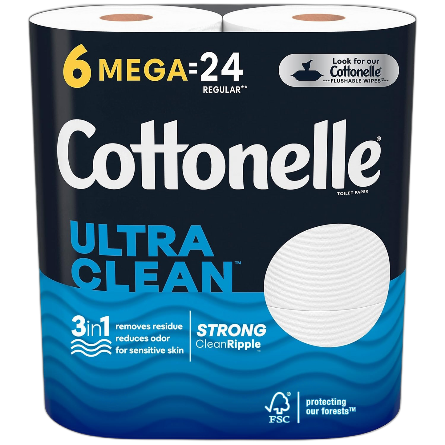 Cottonelle Ultra CleanCare Toilet Paper, Strong