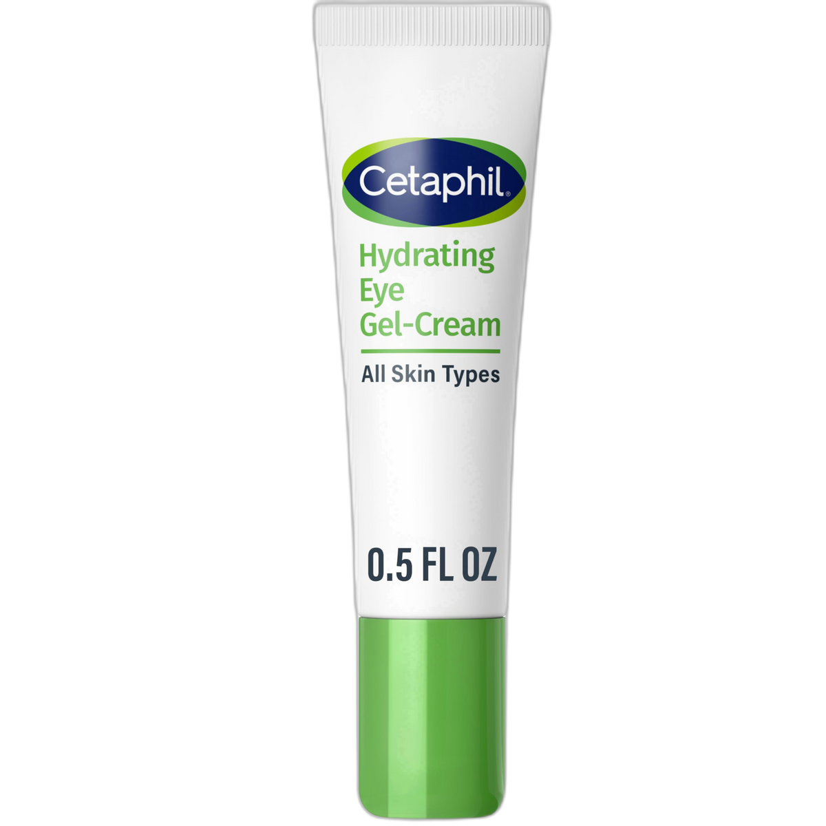 Cetaphil Hydrating Eye Gel-Cream, With Hyaluronic Acid, 0.5 Fl oz, Brightens and Smooths Under Eyes, 24 Hour Hydration for All Skin Types, (Packaging May Vary)