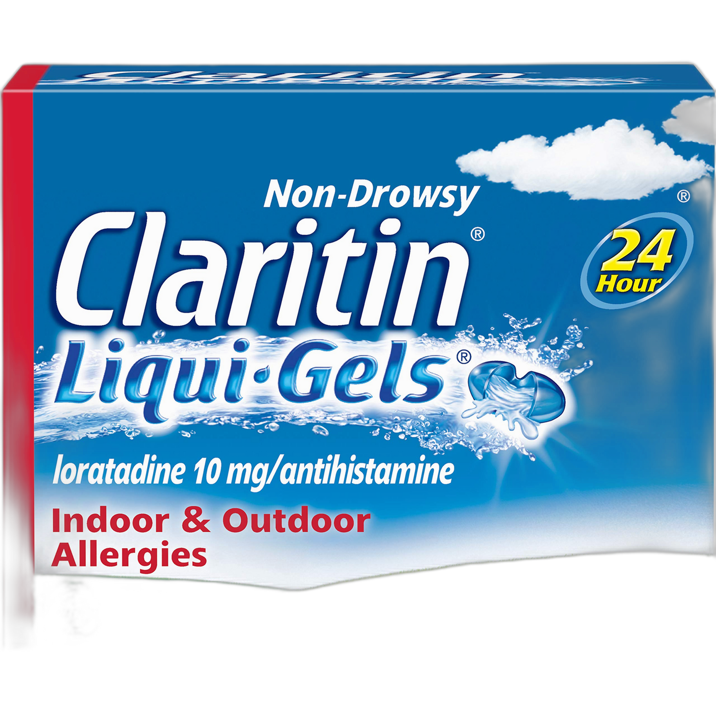 Claritin Liqui-Gels 24 Hour Allergy Relief, Non-Drowsy Allergy Medicine, Loratadine Antihistamine Capsules, 60 Count