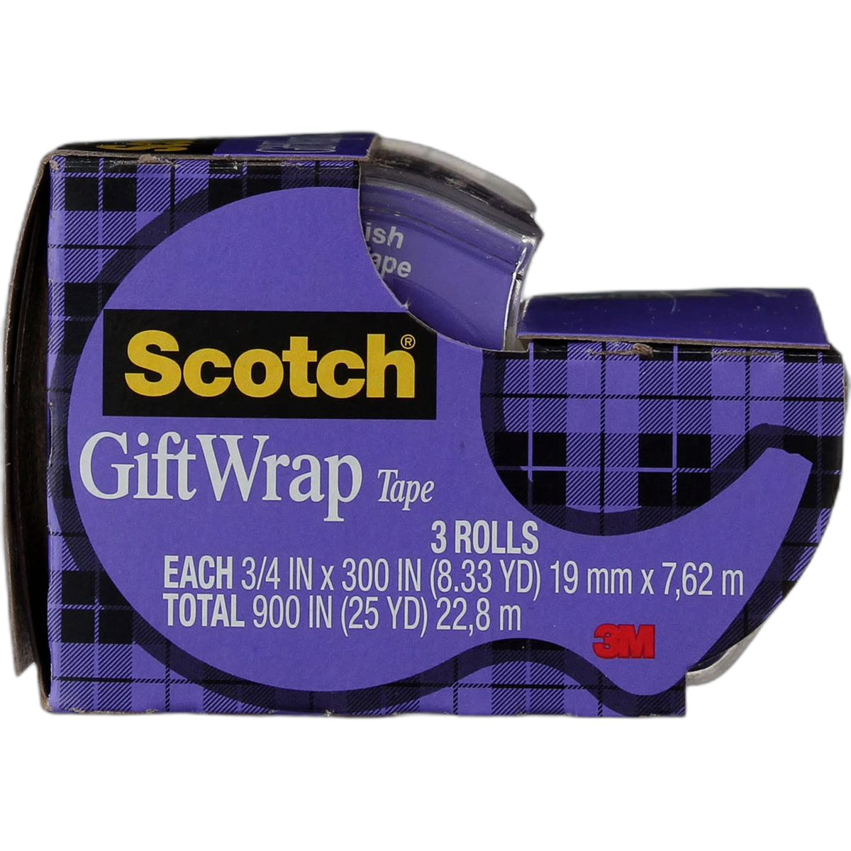 3m 311x 3/4 X 300 Gift Wrap Scotch Tape 3 Count