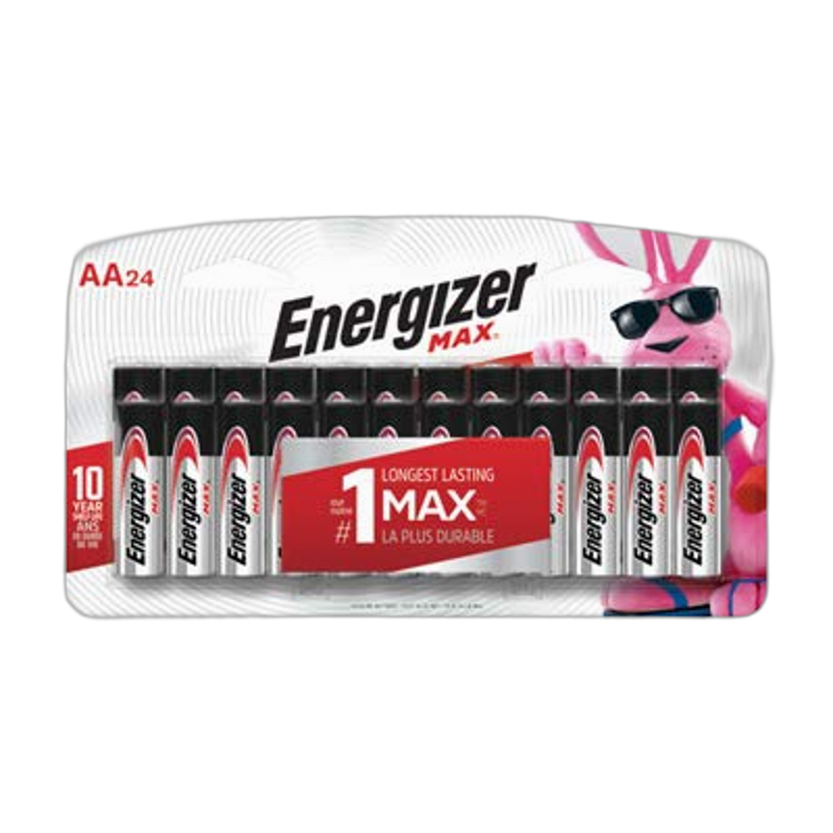 ENERGIZER E91BP-24 Max AA Alkaline Batteries, 24-Pack