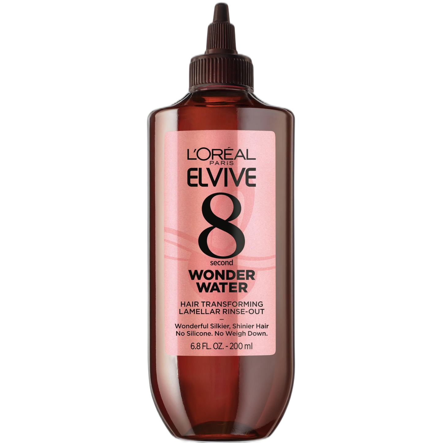 L’Oreal Paris Elvive 8 Second Wonder Water Lamellar, Rinse out Moisturizing Hair Treatment for Silky, Shiny Looking Hair, 6.8 FL; Oz