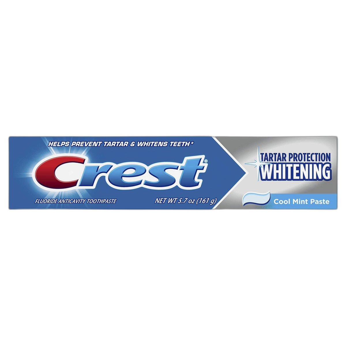 Crest Tartar Protection Toothpaste, Whitening Cool Mint, 5.7 oz, 8.550 Lb