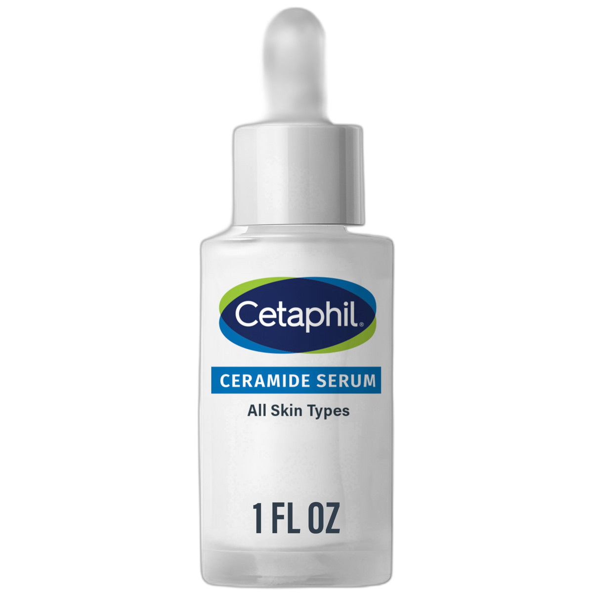 Cetaphil Ceramide Serum, Hydrates and Restores Skin Barrier, Formulated with Ceramides & Centella Asiatica, Designed for Sensitive Skin, Fragrance Free, Dermatologist Tested, 1oz