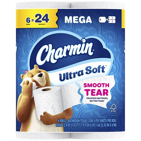 Charmin Mega Roll Ultra 6 pk 4 cs product image 1