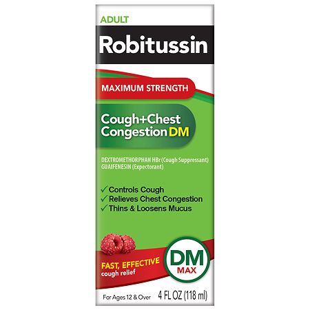 Robitussin DM M/s N/d 4 oz Chest product image 1