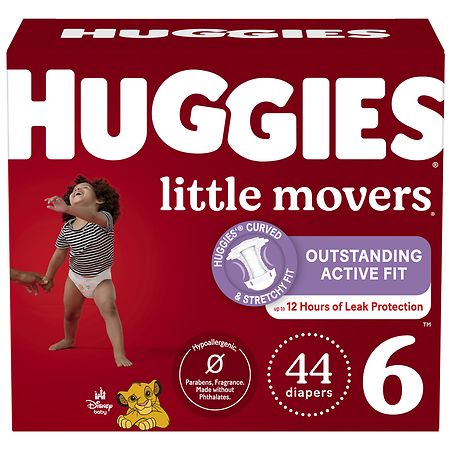 Huggies Lil Movers Sz6 44 ct QQ product image 1