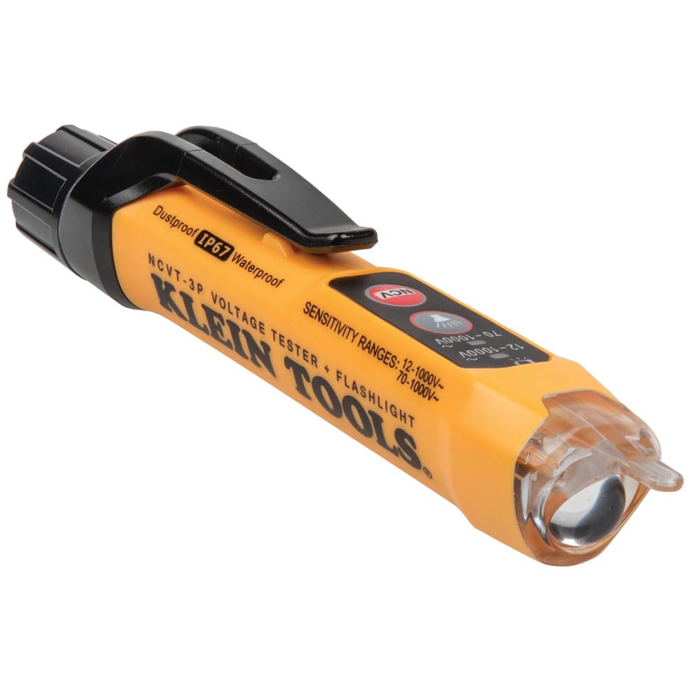 Klein Tools 80030 Rechargeable Headlamp and Non-Contact Voltage Tester with Flashlight Tool Kit, 2-Piece