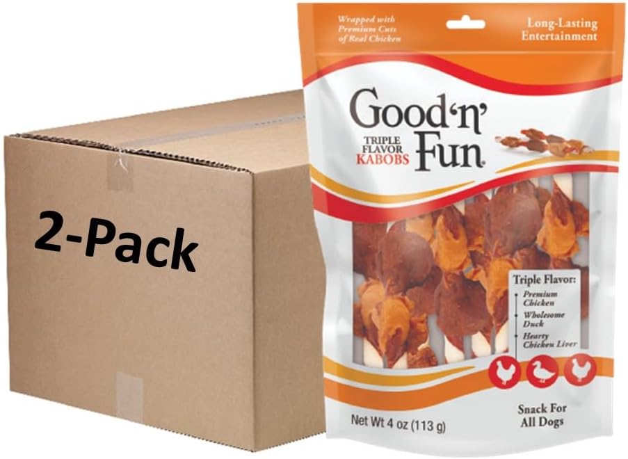 Good & Fun 4 oz Prk/beef Chk Kbob product image 1