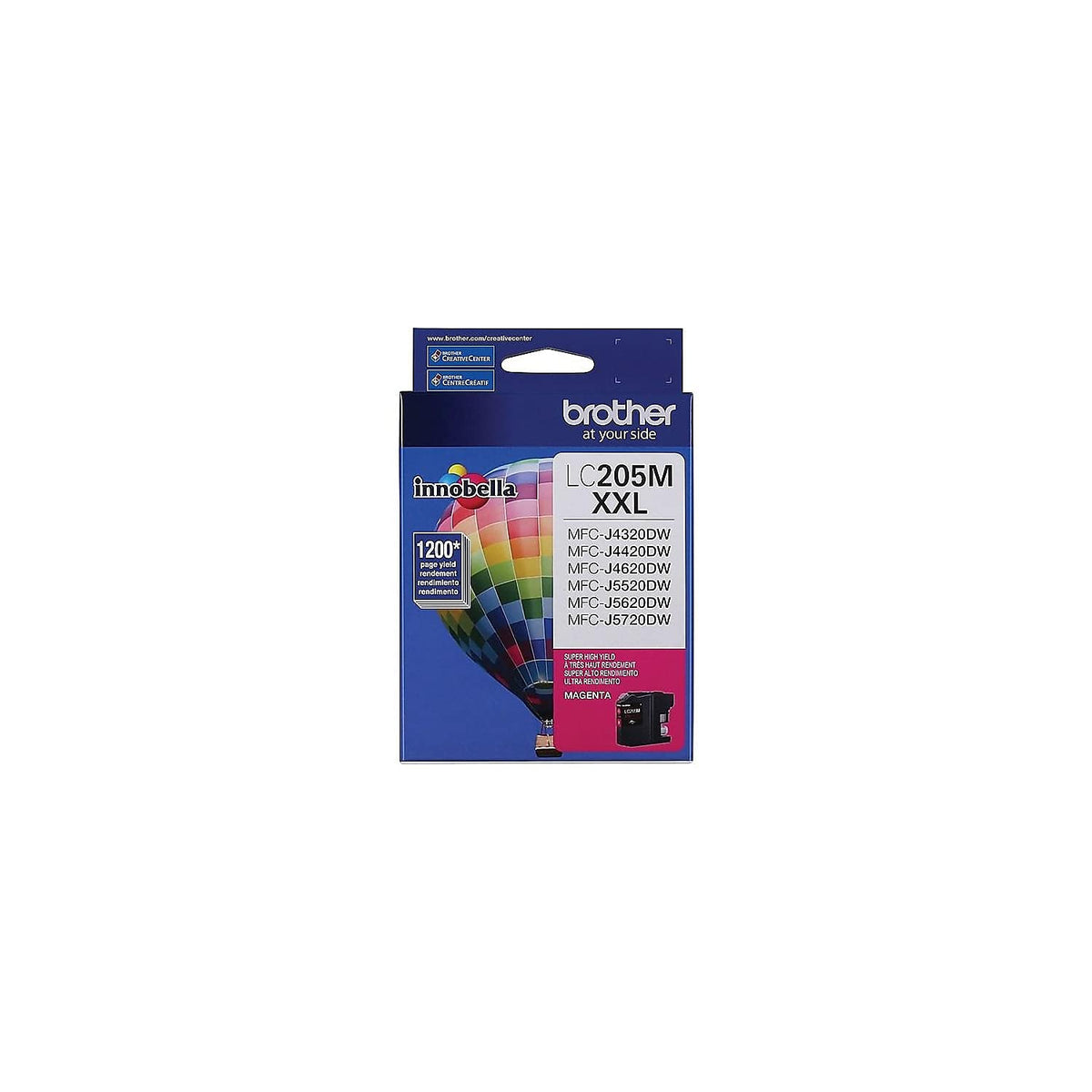 Brother Printer LC205M Super High Yield Ink Cartridge, Magenta