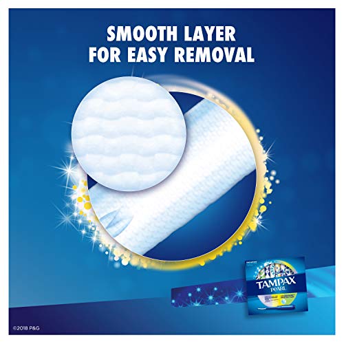 Tampax Pearl Tampons, Light/Regular/Super Absorbency with LeakGuard Braid, Triple Pack, Scented, 34 Count