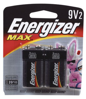 Energizer Max 9V Alkaline Batteries, 2 Pack product image 1