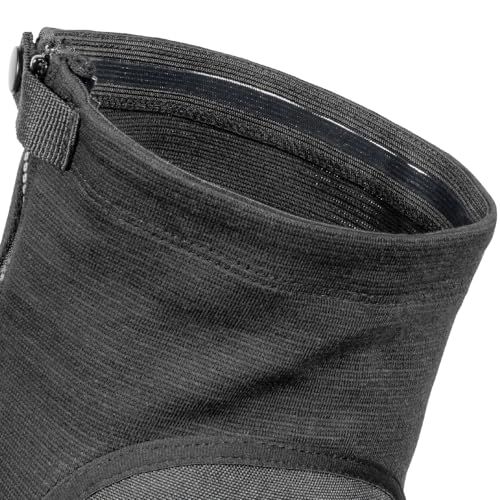 Klein Tools 60850 Tough-Flex Knee Sleeves for Work, Construction, Low-Profile Sleeve with Zipper, Gel-Like Foam, Black, XL/XXL