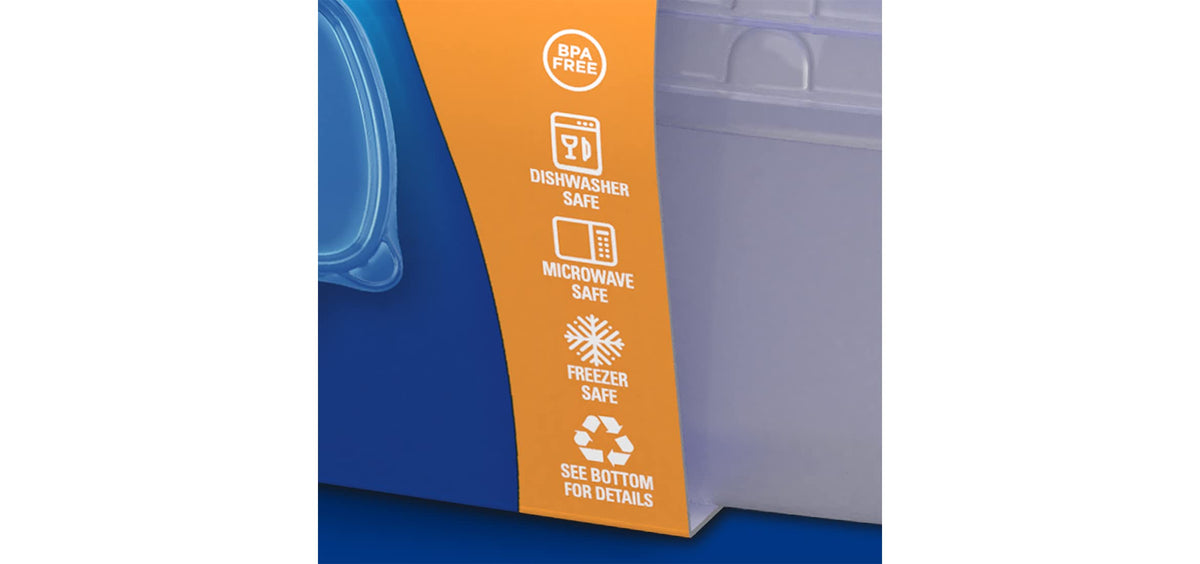 Ziploc 70941 9 Cup Large Square Container - 2 Count2