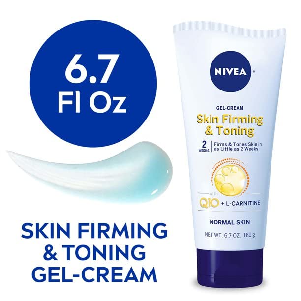 NIVEA Skin Firming & Toning Gel Cream, 6.7 Oz, Pack of 2