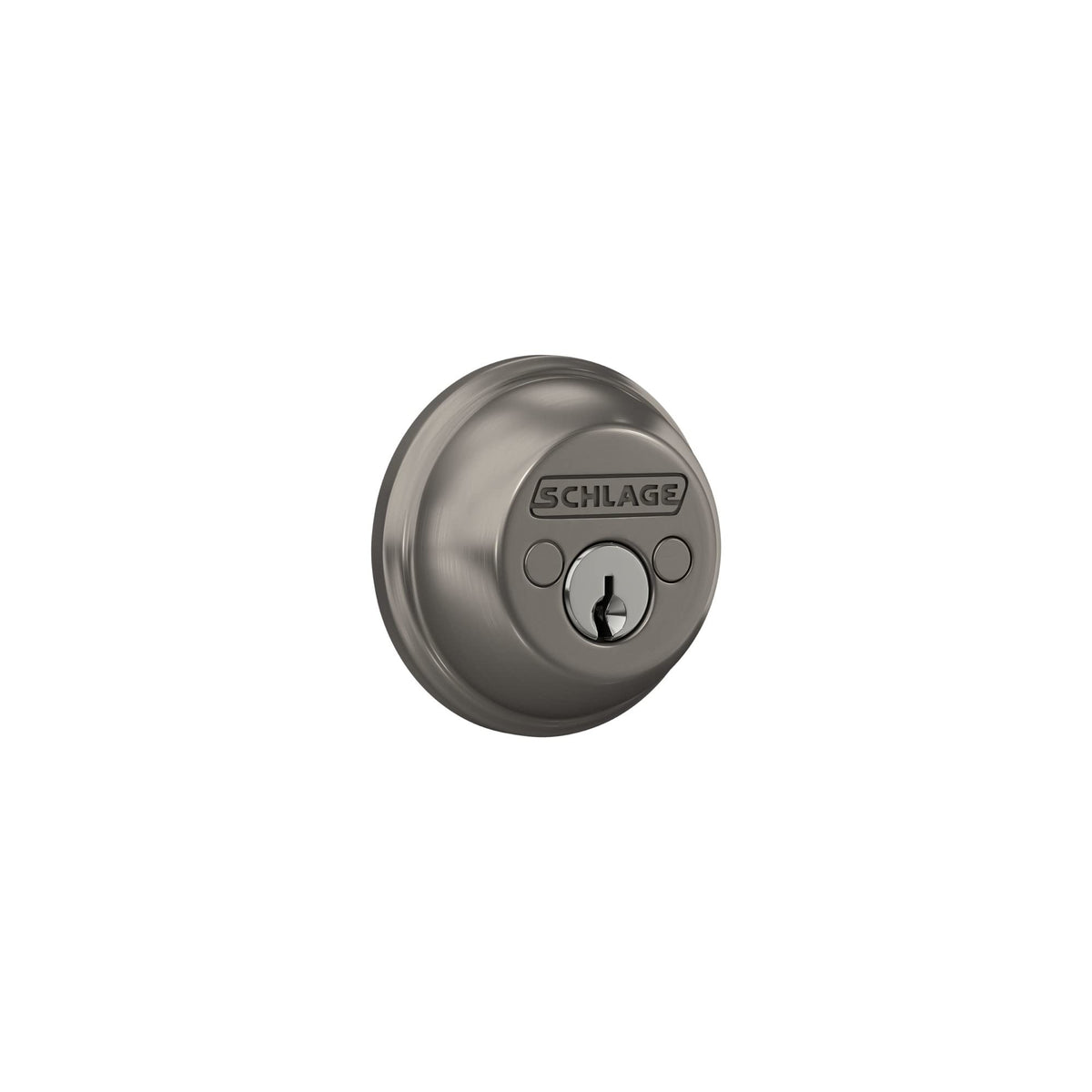 SCHLAGE B62N619 Deadbolt, Keyed 2 Sides, Satin Nickel