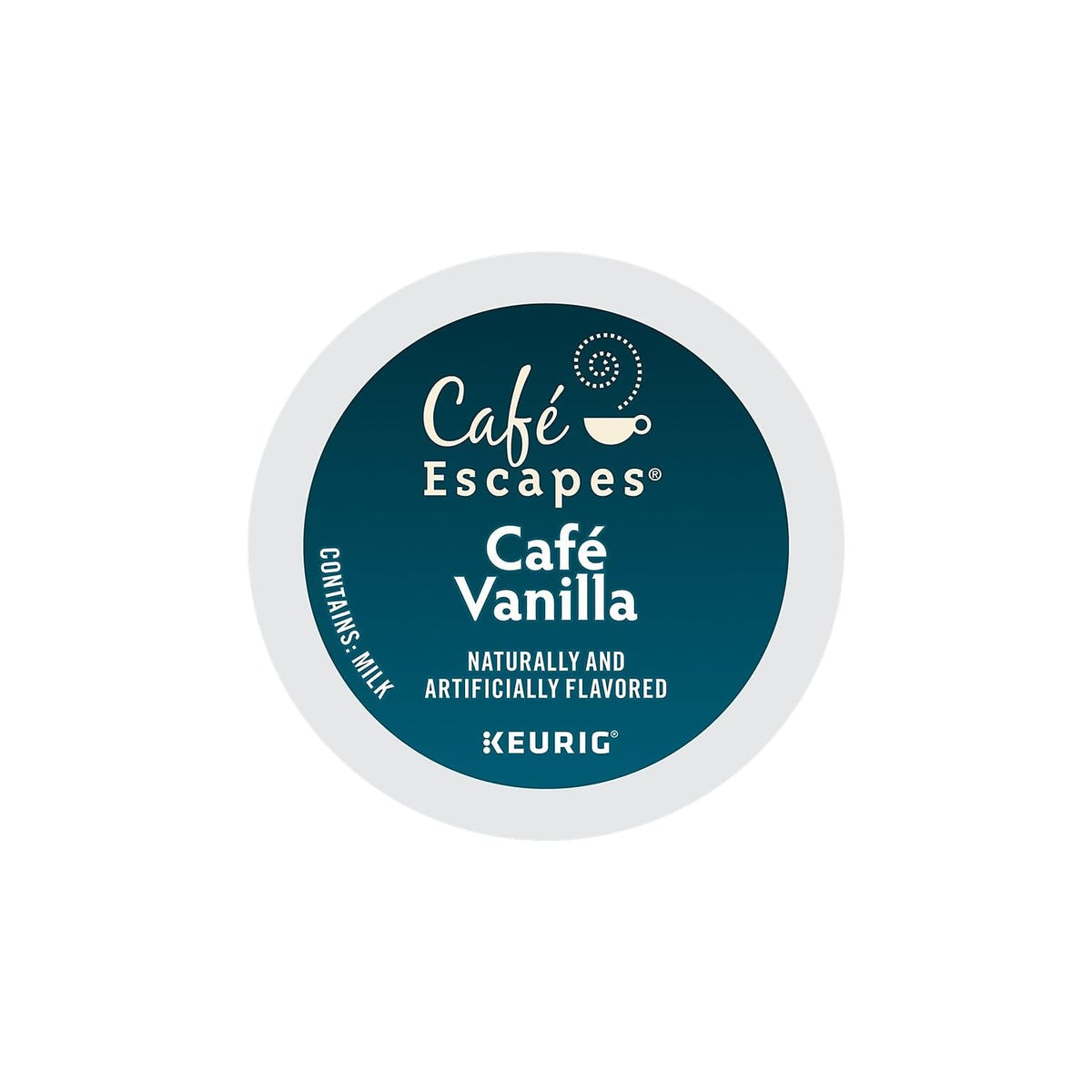 Café Escapes Café Vanilla, Keurig Single-Serve K-Cup Pods, 24 Count