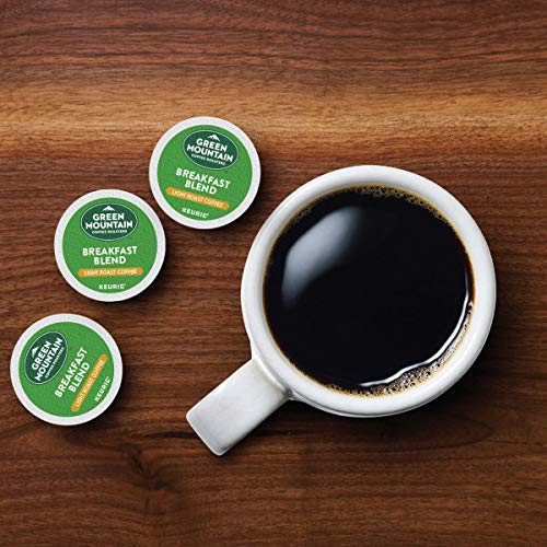 Green Mountain Coffee Roasters Breakfast Blend Keurig Single-Serve K-Cup Pods, Light Roast Coffee, 32 Count