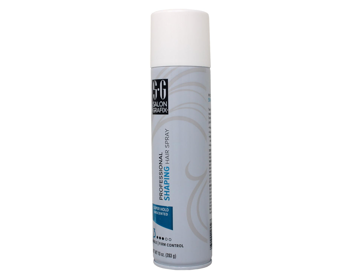 Salon Grafix Shaping Hair Spray Super Hold Unscented 10 oz (Pack of 6)