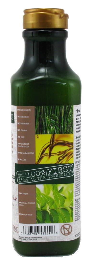 Maui Moisture Shampoo Bamboo Fibers 19.5 Ounce (Thicken) (577ml) (Pack of 3)