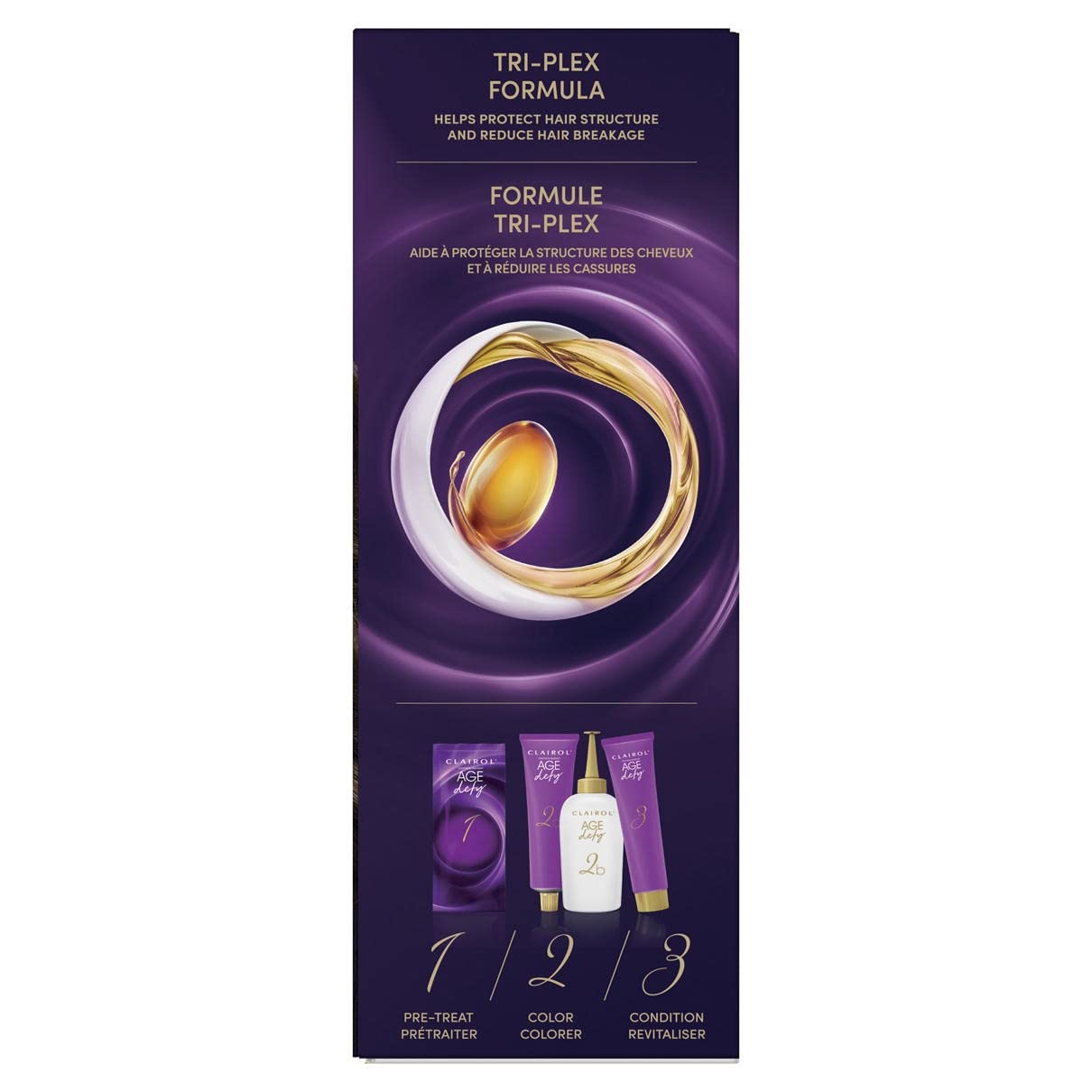 Clairol Age Defy Permanent Hair Dye, 6 Light Brown Hair Color, Pack of 1
