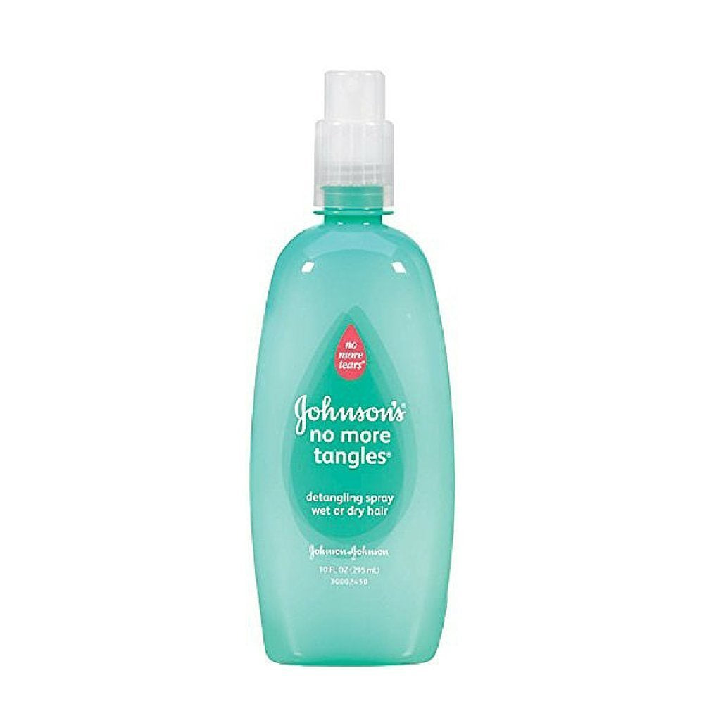 Johnsons & Johnson No More Tangles Spray Detangler, 10 Fl Oz (Pack of 3)