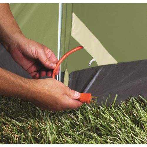 Coleman Montana 8-Person Family Tent with Rainfly, Weatherproof Family Tent Sets Up in 15 Mins, Fits Multiple Airbeds