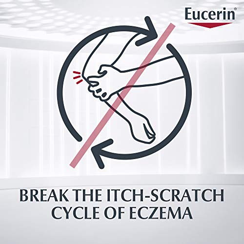 Eucerin Eczema Relief Cream, Full Body Lotion, Moisturizing Eczema Cream with Colloidal Oatmeal (Skin Protectant) and Ceramide 3, Multi-Pack, 8 Oz Tube, Pack of 3