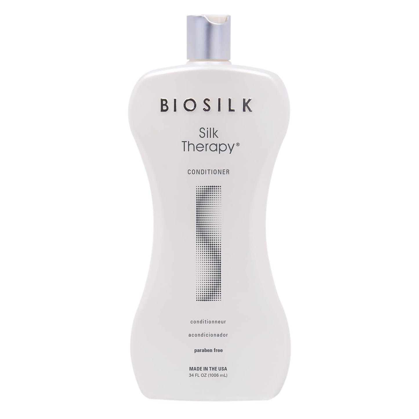 BioSilk Silk Therapy Conditioner, Moisturizes & Conditions Hair For Incredible Shine, Sulfate, Paraben, & Cruelty-Free, 34 Oz
