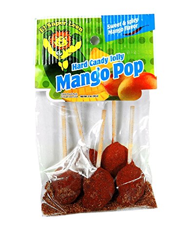 El Super Leon, Peg Mango Pop, Count 12 (2-oz) - Sugar Candy/Grab Varieties & Flavors